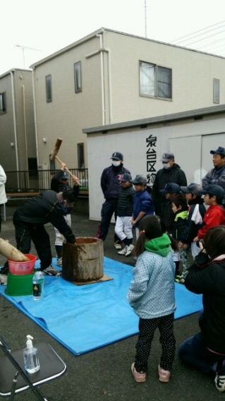 2017年1月8日、おもちつきに参加しました！